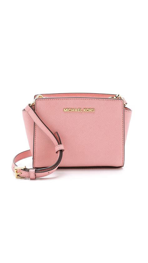 michael kors mini messenger bag pink|Michael Kors large Messenger bag.